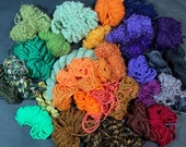 100g Halloween Mix - Yarn Creativity Texture Pack – Weaving, Scrapbooking, Card Making, Embellishment, Mending, Collage, Mixed Media