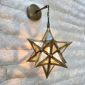 Star lamp,Wall light, wall sconce,morocco wall light,morocco lighting,Turkish Star Light,morocco lamp,moravian lamp, moravian star light