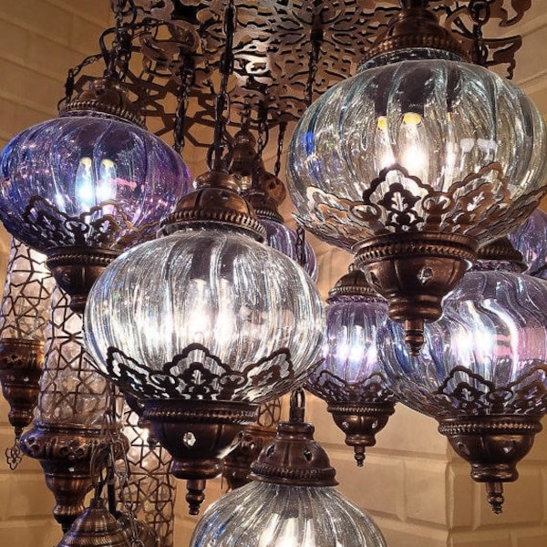 Chandelier lamp, Chandelier light, Moroccan light,moroccan lighting,Turkish Light,moroccan lamp,moroccan pendant,moroccan lantern