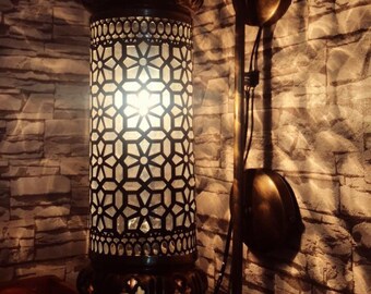 Antique Silver,Wall lamp, wall sconce,morocco wall light,morocco lighting,Turkish Light,morocco lamp,morocco pendant,morocco lantern,