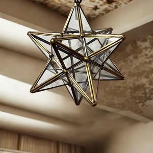 Star lamp,star lighting,Hanging lamp,Moroccan light,moroccan lighting,moroccan lamp,moroccan lantern, Foyer lamp, kitchen Lamp, island lamp