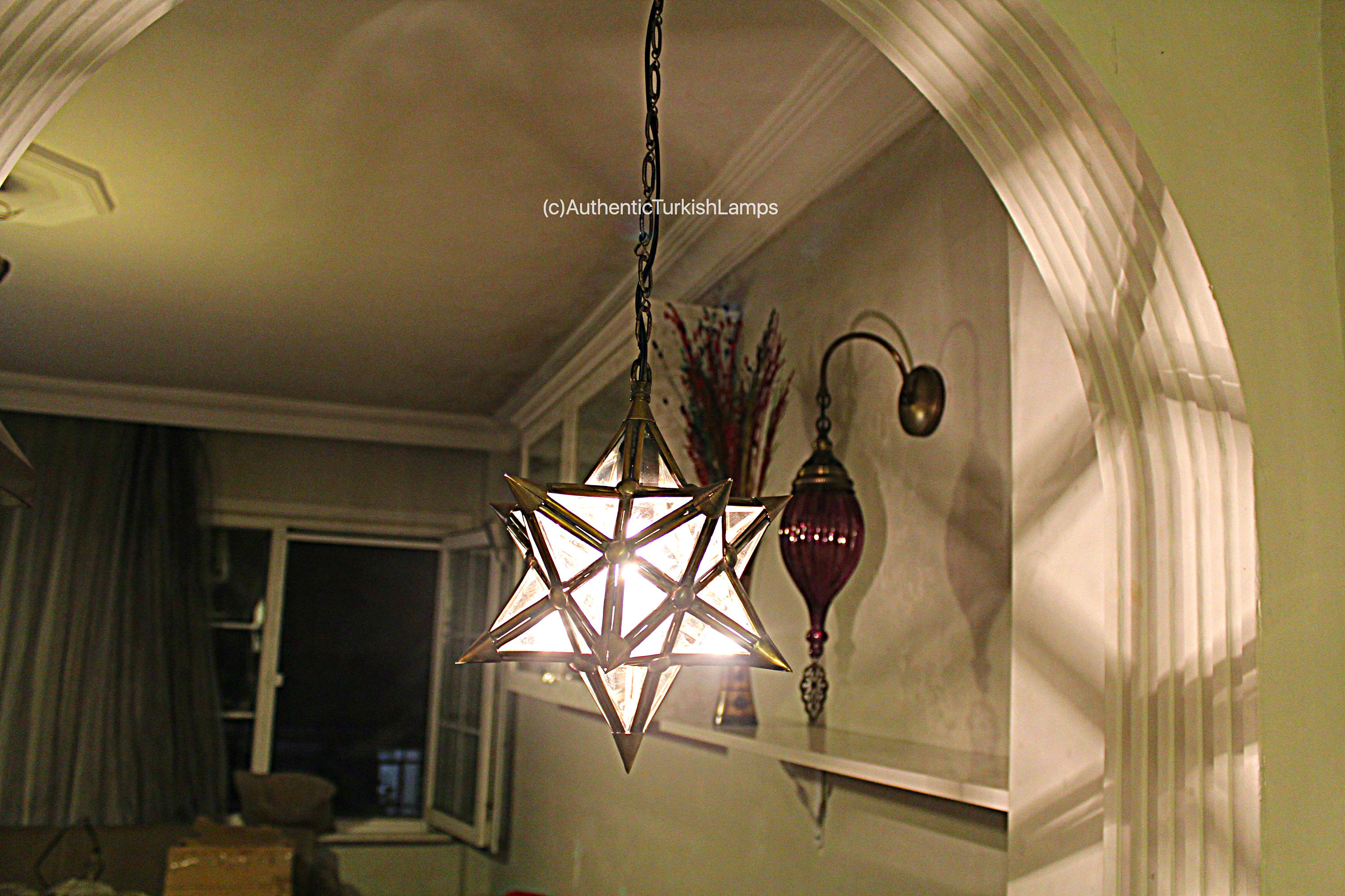 Moravian star light moravian lampStar lamplightingHanging | Etsy