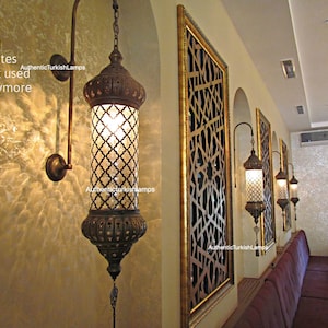Indoor sconce, indoor lamp, Wall lamp, wall sconce,morocco wall light,morocco lighting,Turkish Light,morocco lantern,turkey wall sconce image 1