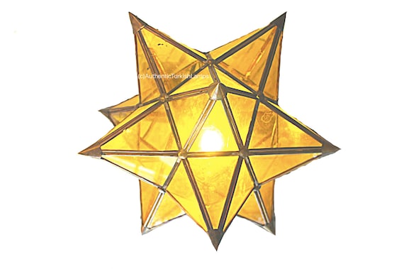 Sternenlampe,Sternenbeleuchtung,Hängelampe,marokkanisches Licht,marokkanische Beleuchtung,marokkanische Lampe,marokkanische Laterne,Sternanhänger,Glasanhänger