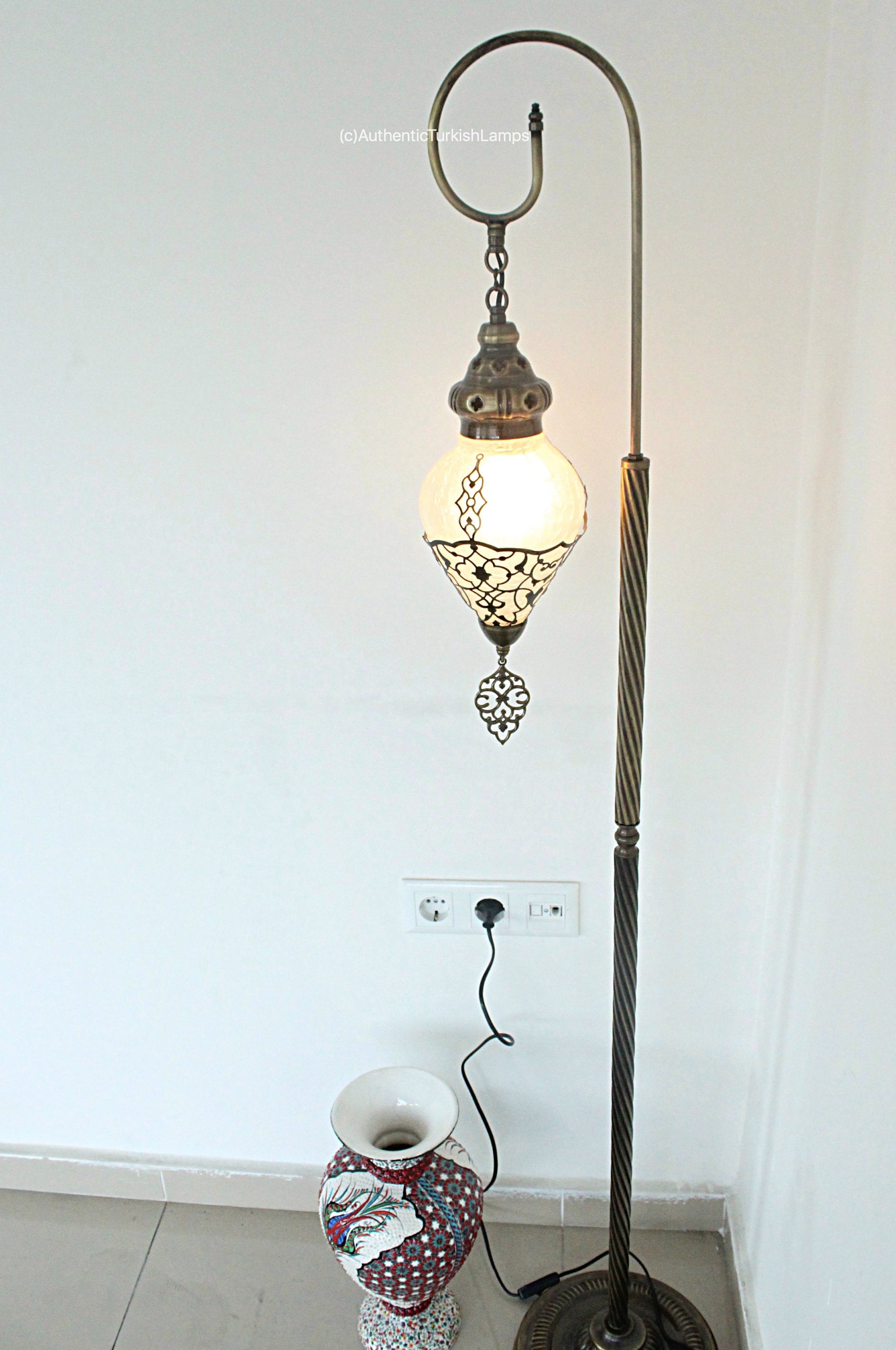 Lantern floor lamp deals