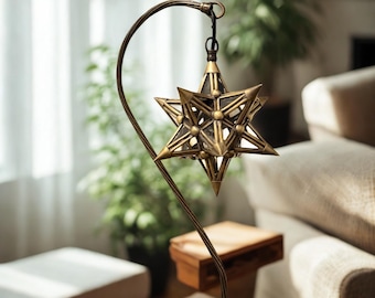 Star lamp, coffee table lamp, reading lamp, desk lamp, table lamp, star light, handmade lamp, gift idea, present
