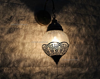 Bathroom lamp,Wall lamp,Wall light, wall sconce,moroccan wall light,moroccan lighting,Turkish Light,moroccan lamp,moroccan lantern