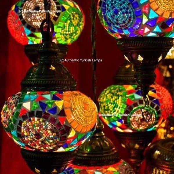 5 ball Mosaic Lamps, Morocco Lantern, Chandelier,Turkish Light, Hanging Lamp, Mosaic lighting,mosaic lamp,mosaic glass, morocco lighting