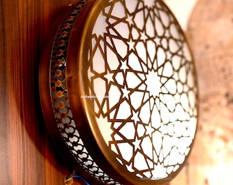 Wall lamp,Wall light, flush mount ceiling light, flush mounted, modern light,moroccan lighting,Turkish Light,moroccan lamp,moroccan lantern