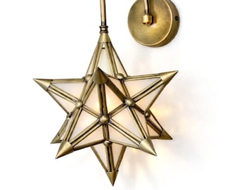 Outdoor Star lamp,Wall light,wall sconce,morocco wall light,morocco lighting,Turkish Star Light,morocco lamp,moravian lamp, porch star lamp