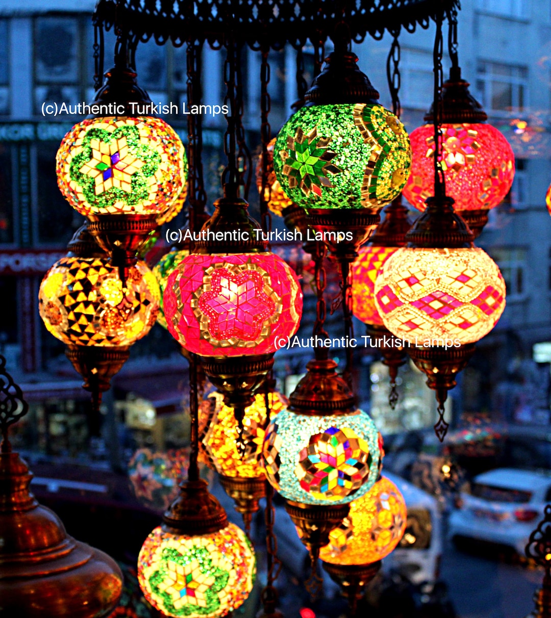 15 Ball Morocco Mosaic Lamps,mosaic Chandelier,morocco Lantern