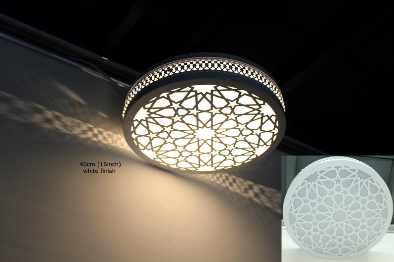 Flush mount ceiling light, flush mount lamp,Wall lamp,Wall light,modern light,moroccan lighting,Turkish Light,moroccan lamp,moroccan lantern image 3