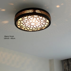 Flush mount ceiling light, flush mount lamp,Wall lamp,Wall light,modern light,moroccan lighting,Turkish Light,moroccan lamp,moroccan lantern image 6