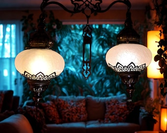 Chandelier lamp, Chandelier light, Moroccan light,moroccan lighting,Turkish Light,moroccan lamp,moroccan pendant,moroccan lantern