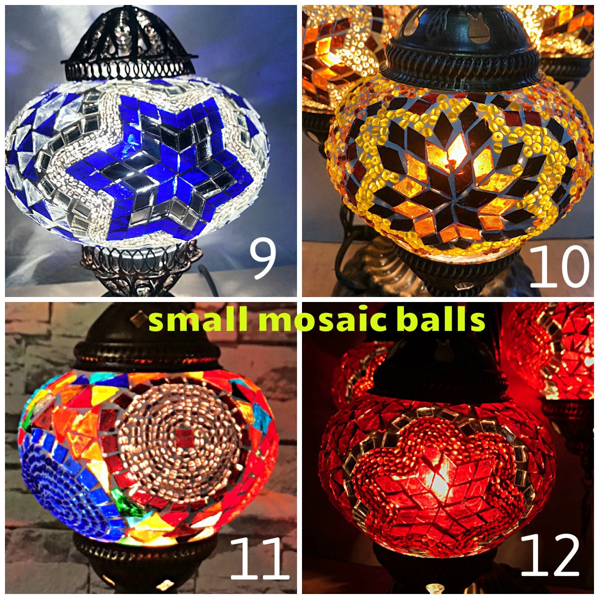 Handmade 9 ball floor lamp deals