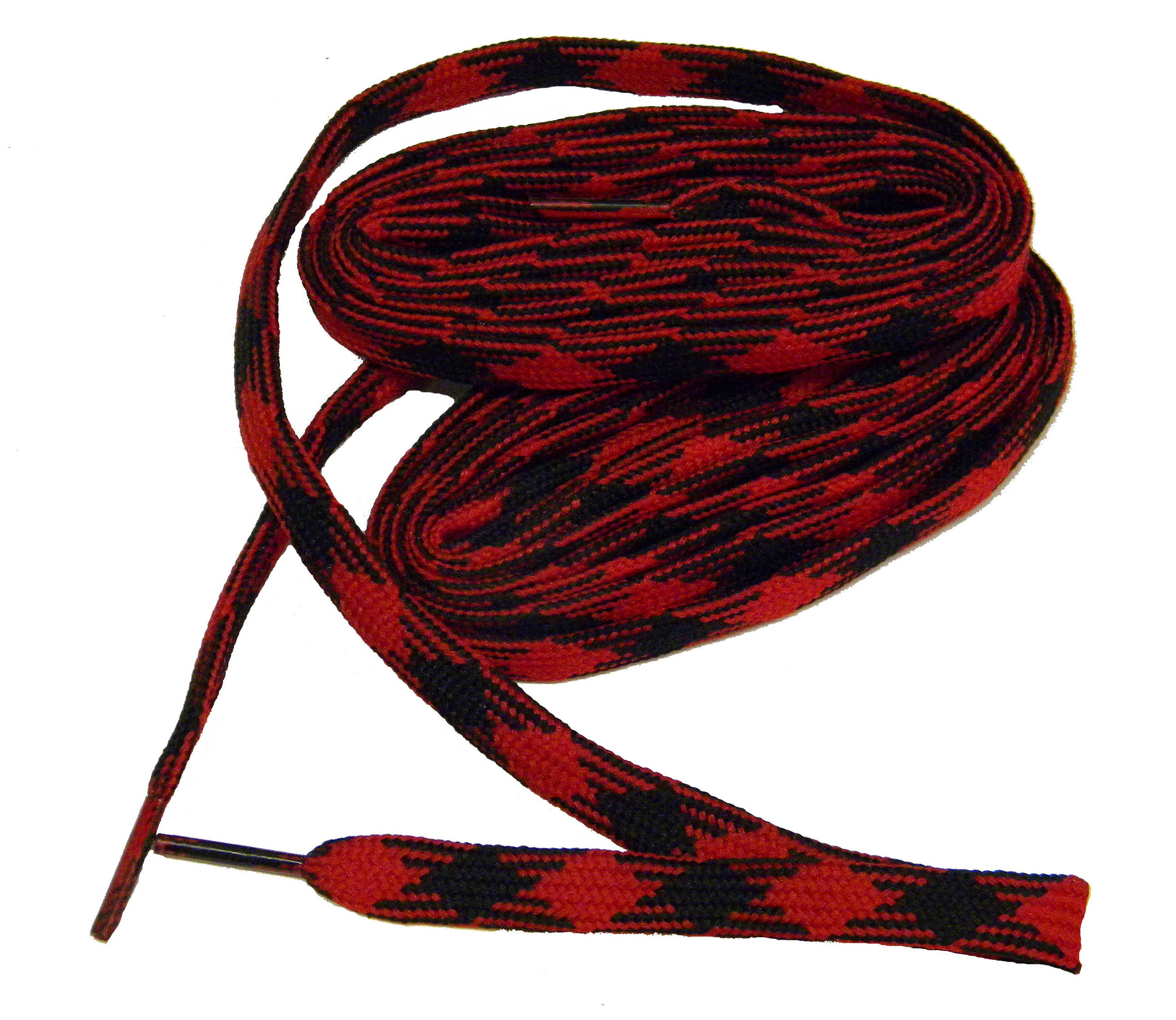 2 Pair Red Black Argyle Hockey Skate Laces extremeMAX flat Etsy