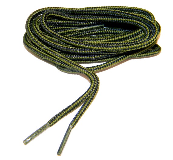 olive green rope laces