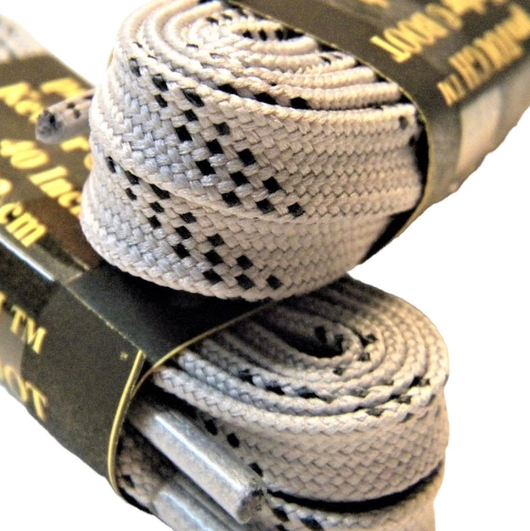 Protoughtm FLAT grey W/ Black Kevlar Reinforced Heavy Duty Boot Laces 2