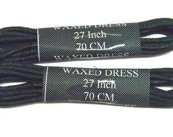 chinese dress ladies Dress Shoe Laces (2-pack) BLACK