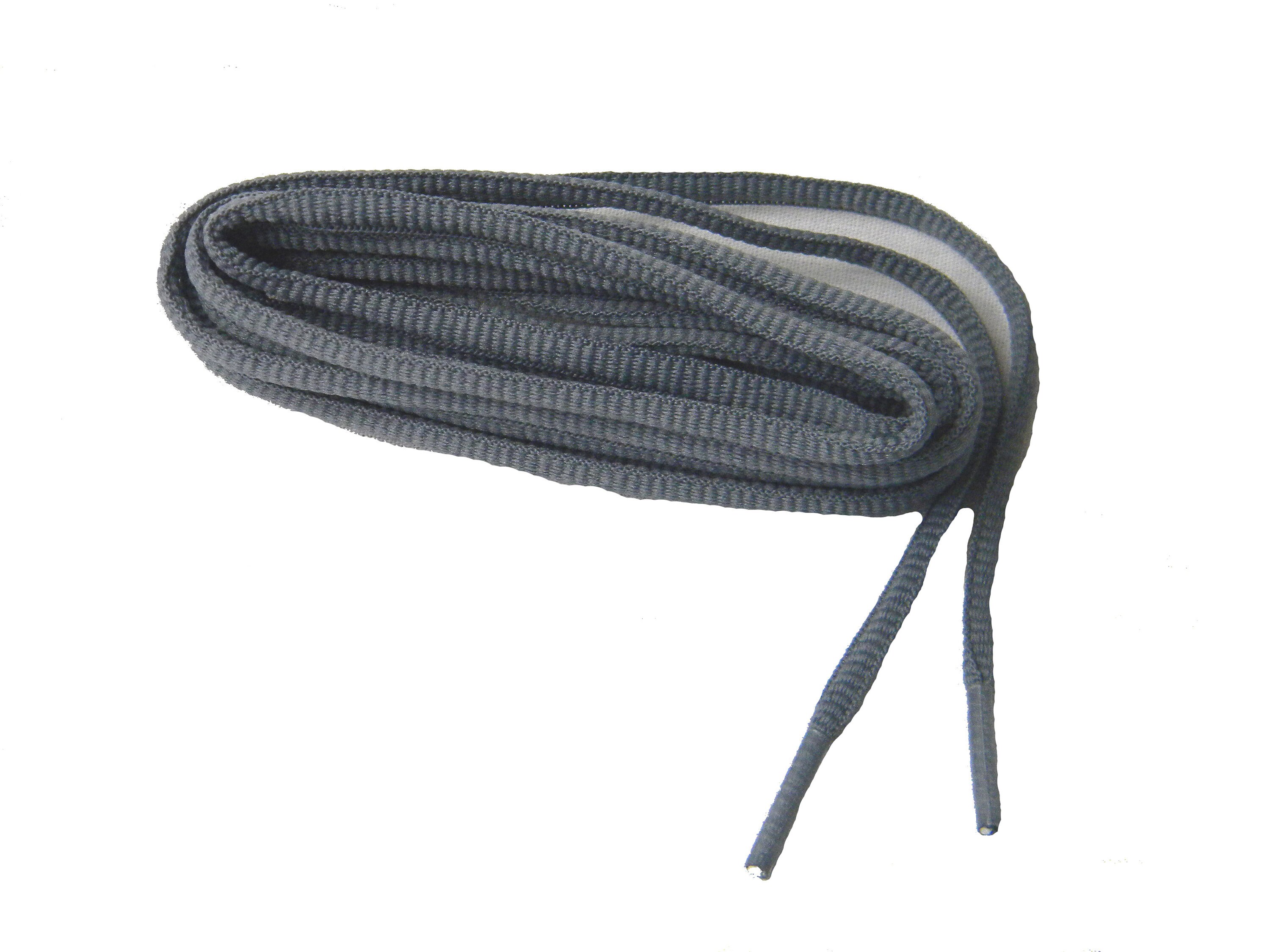 gray oval shoelaces