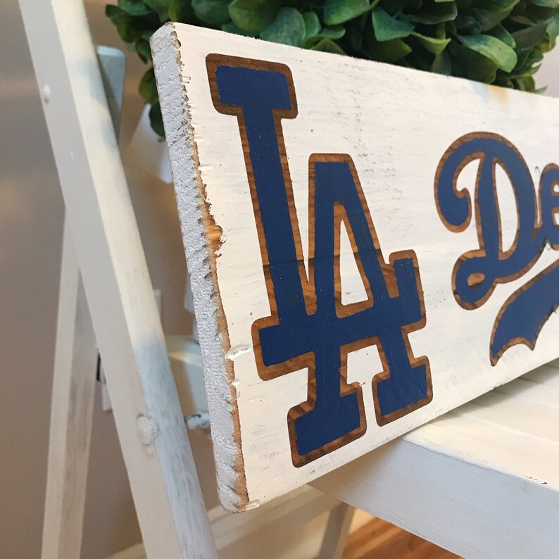 LA Dodgers home decor Nursery Decor Dodgers wall art Etsy