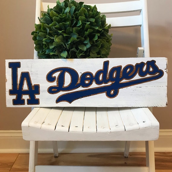LA Dodgers Home Decor LA Dodgers Gift Dodgers Wall Art Etsy