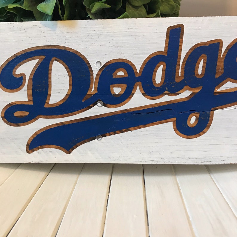 LA Dodgers home decor Nursery Decor Dodgers wall art Etsy