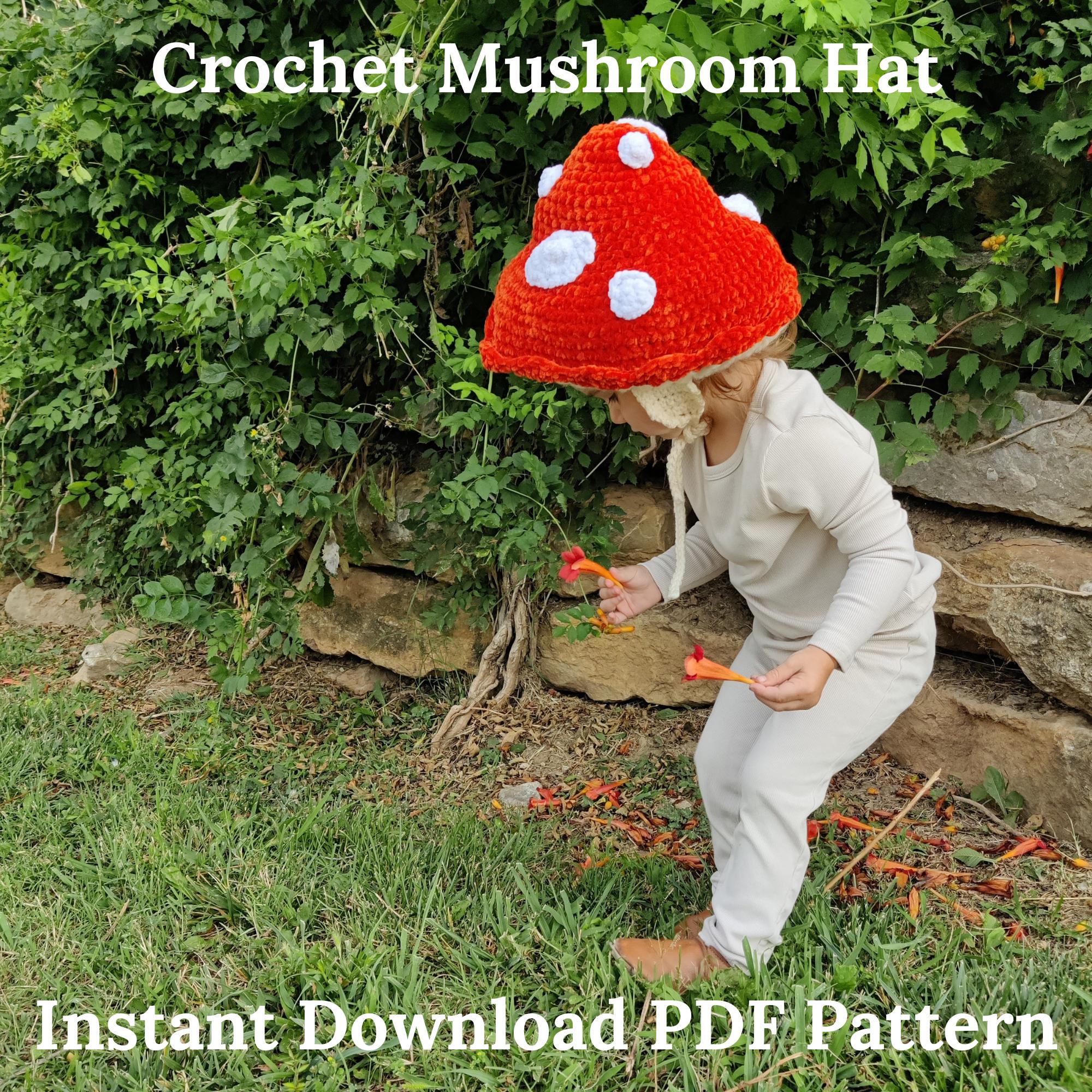 26 Mushroom Hat Crochet Patterns for Cottagecore, Fantasy, and Everyday Wear 1 Crochet Mushroom Hat Pattern: Halloween Costume
