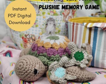 Crochet Sea Turtle Memory Game Pattern: PDF Download + Video