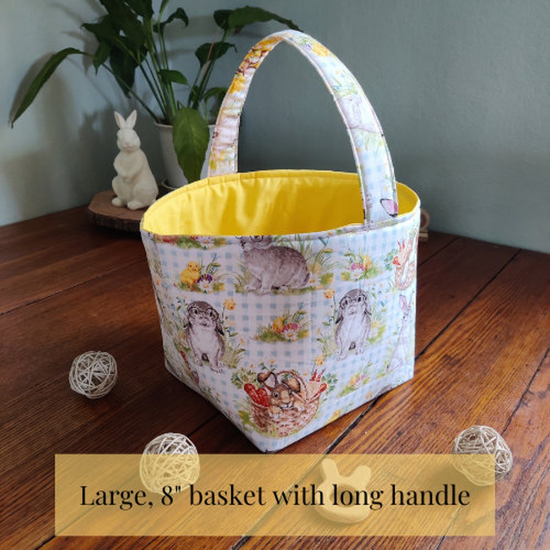 Large Easter Basket Handmade Easter Basket Easter Gift Basket Easter Basket for Her Easter