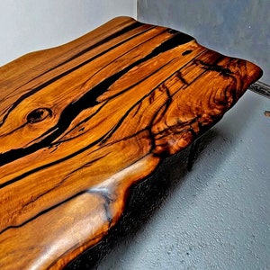 Custom epoxy river table, wooden coffee table, unique handmade furniture, fathers day gift, rustic live edge table
