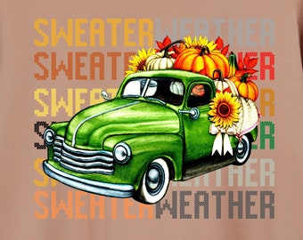 Sweater Weather PNG, Pobierz projekt sublimacji jesiennej, Jesień PNG, Sweater Weather Sublimation Design, Jesienna sublimacja, Jesienny projekt PNG