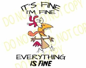 Está bien, estoy bien, todo está bien - Descarga digital PNG