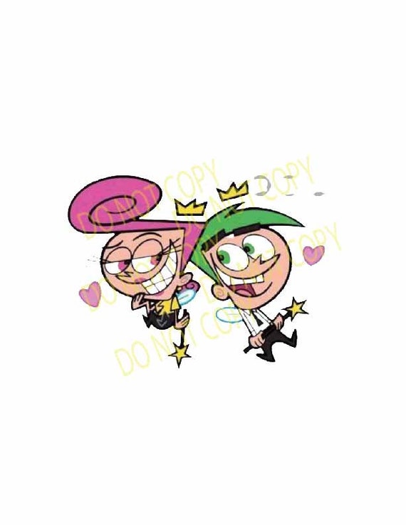 Png File Full Color Cosmo and Wanda Fairly Odd Parents - Etsy UK