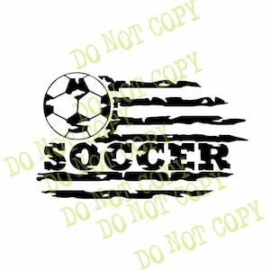 Distressed Soccer Flag Svg, Png,  USA Flag Svg, Soccer Svg, USA Soccer Flag Svg, Soccer Cut Files, Silhouette, Cricut Cut Files