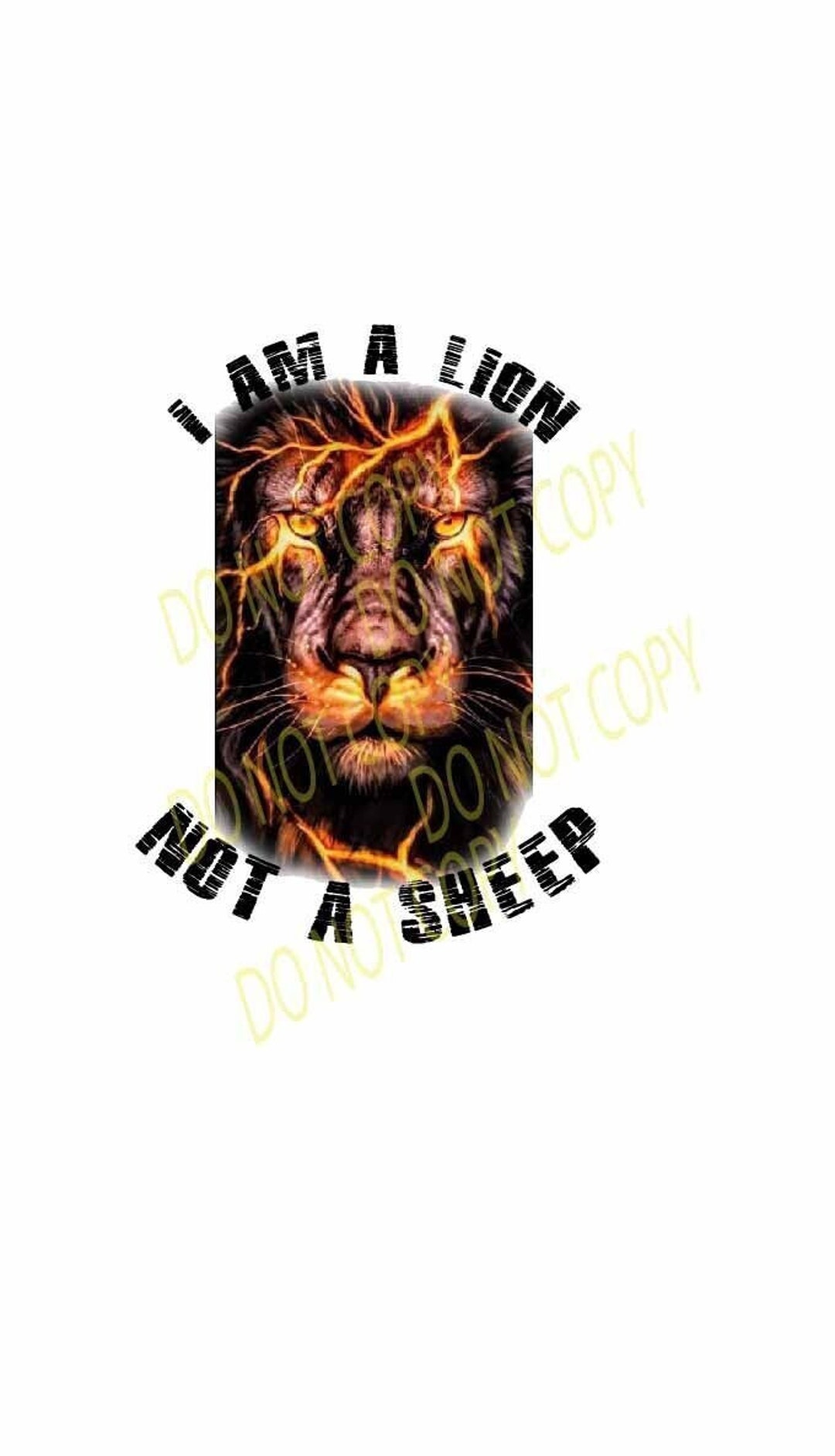 I Am a Lion Not a Sheep A Leader Not a Follower, MAGA Lion