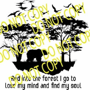 bear And Into The Forest I Go To Lose My Mind & Find My Soul Svg, bear svg, sublimation file, bear  PNG