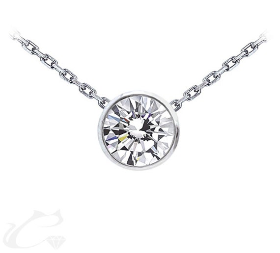 bezel diamond pendant bezel diamond pendant