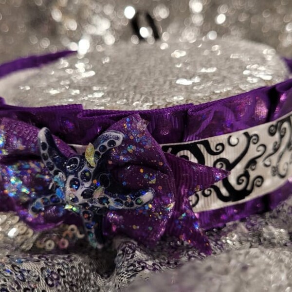 Sea Witch' Ursula Inspired Ribbon Collar