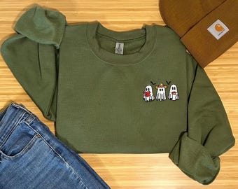 Halloween Crewneck, Ghost Crewneck, Halloween Sweatshirt