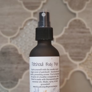 Patchouli Essential Oil Spray