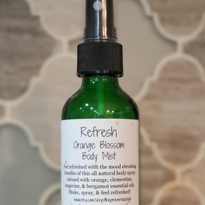 Refrisch Orangenblüten ätherisches Öl Spray