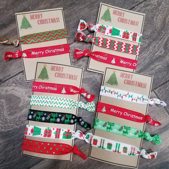 Christmas Stocking Stuffer Hair Elastics