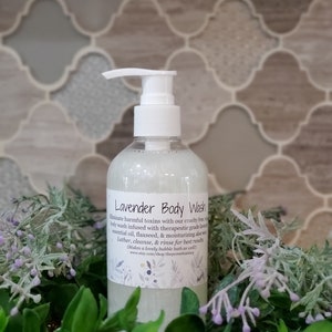 Lavendel Toxinfri eterisk olja Duschkräm och bubbelbad 225 ml eller 475 ml