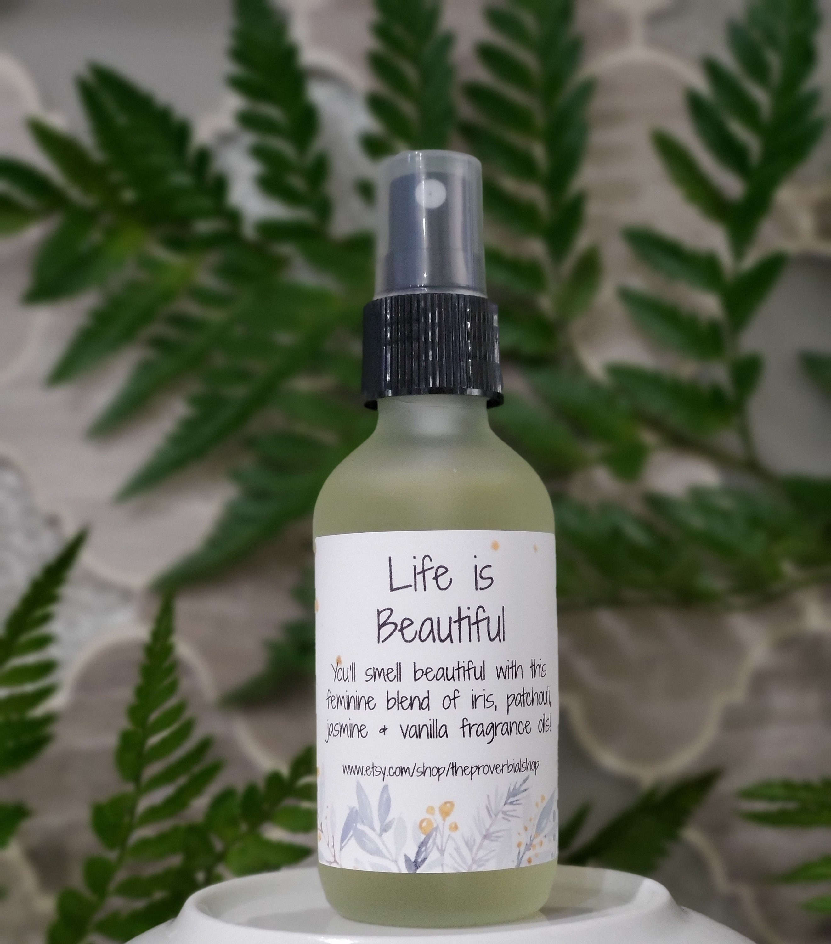 Life is Beautiful Fragrance Etsy