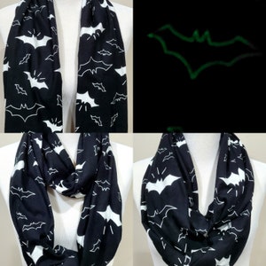 Quick, to the Bat Scarf! Glow in the Dark Scarf