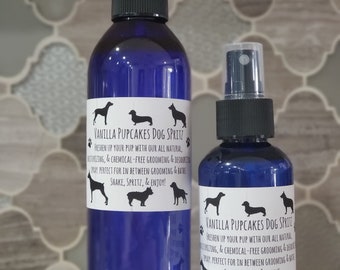 Dog Grooming and Deodorizing Spray Chemical and Toxin Free