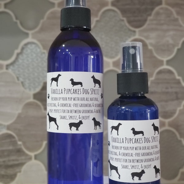 Dog Grooming and Deodorizing Spray Chemical and Toxin Free