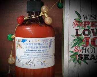 Partridge in a Pear Tree Toxin Free Shampoo, Conditioner, or Body Wash 8oz or 16oz