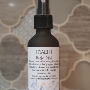 Health Essential Oil Spray